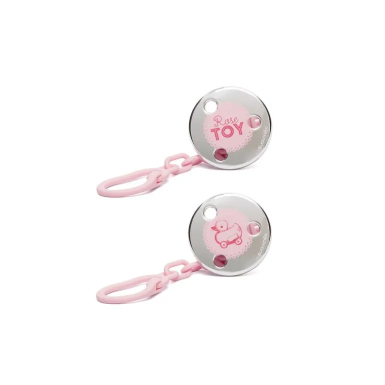 Broche Pinza Rosa Jewel