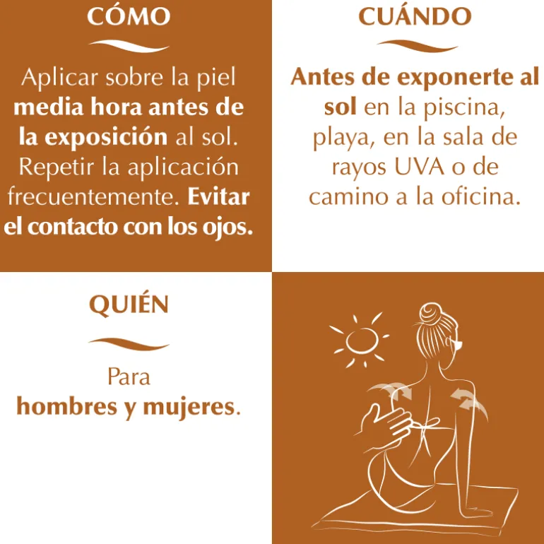 Bronzage accélérateur crème à la cannelle SPF30