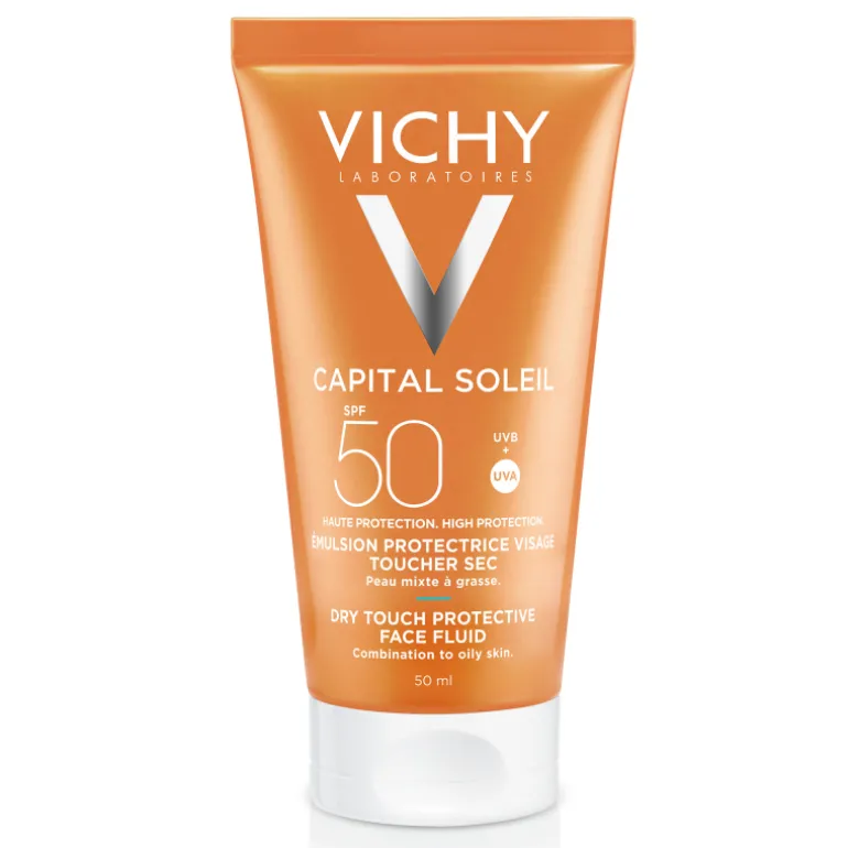 CAPITAL SOLEIL CRÈME PROTECTRICE POUR LE VISAGE DRY TOUCH SPF 50