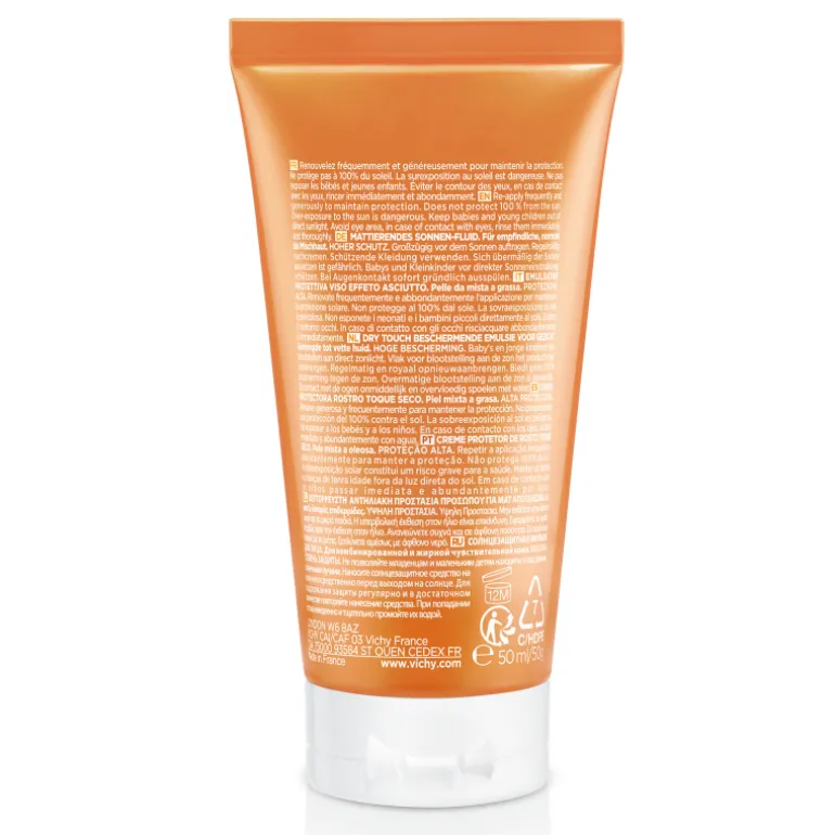 CAPITAL SOLEIL CRÈME PROTECTRICE POUR LE VISAGE DRY TOUCH SPF 50