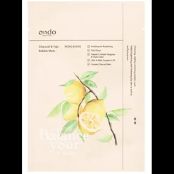 CHARCOAL&YUJA BUBBLE MASK 25 ML