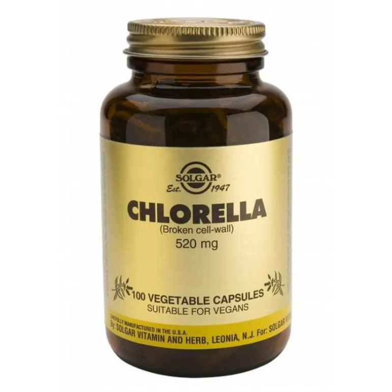 CLORELLA (de pared celular rota) Cápsulas Vegetales