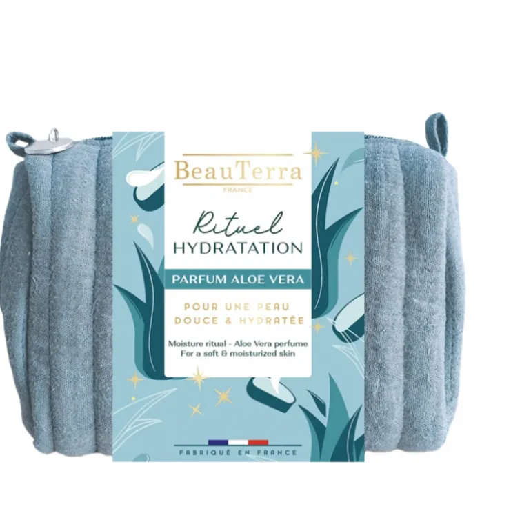Coffret Aloe Vera Rituel Hydratant Trousse de Toilette