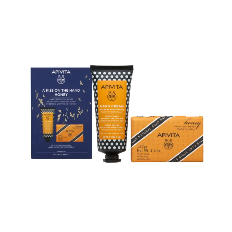 COFFRET APIVITA A KISS ON THE HAND HONEY HAND PROTECTION & CARE