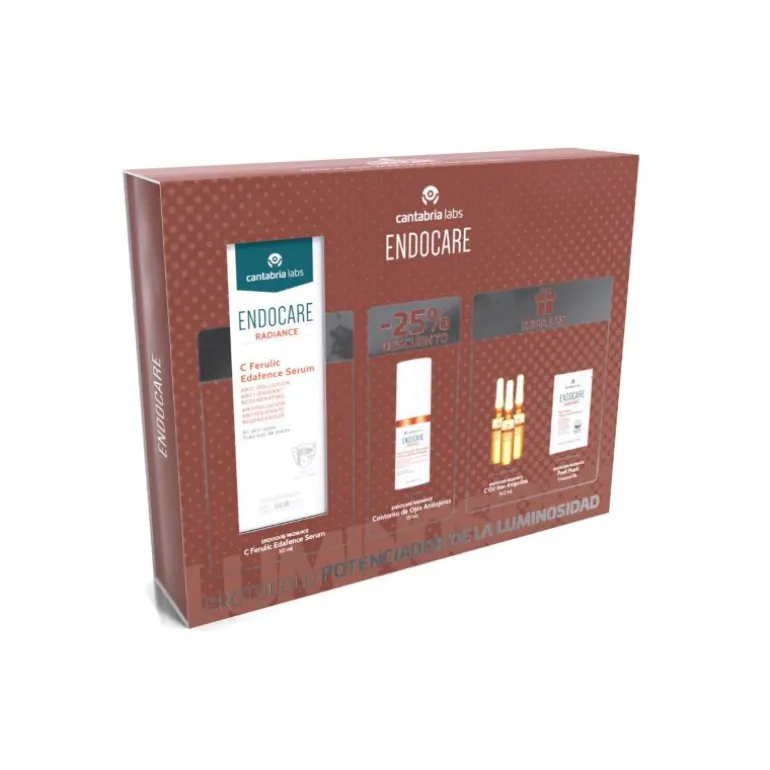 COFFRET CANTABRIA LABS ENDOCARE PROTOCOLO POTENCIADOR DE LUMINOSIDAD