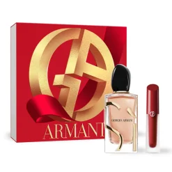 COFFRET DE NOËL SÌ EAU DE PARFUM INTENSE ET LE ROUGE À LÈVRES SATINÉ LIP MASTER