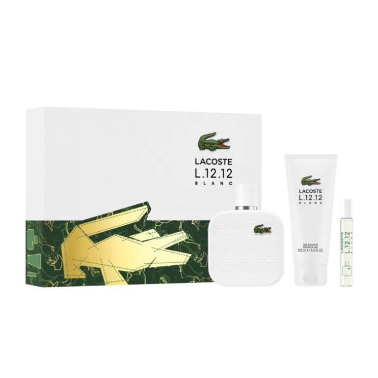 Coffret L.12.12 Blanc Eau de Toilette avec Gel Douche