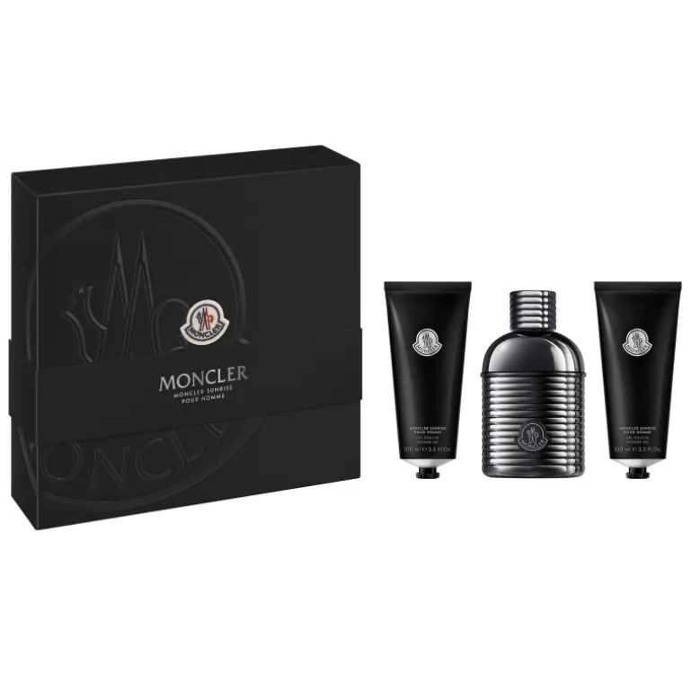 Coffret Moncler Pour Homme Eau de Parfum Shower Gel Shampoo