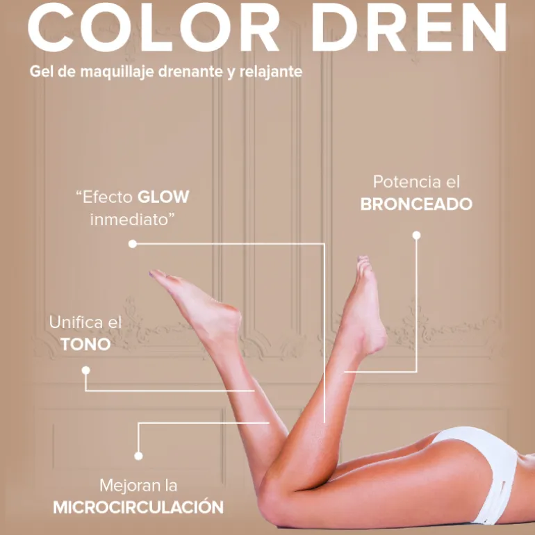 Color Drain Crème de Maquillage pour Jambes Draining Stylize