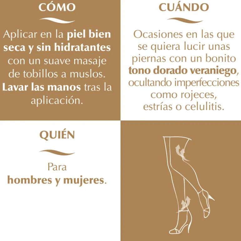 Color Drain Crème de Maquillage pour Jambes Draining Stylize