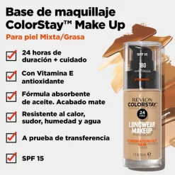 Colorstay Makeup Peaux Mixtes et Grasses Spf15