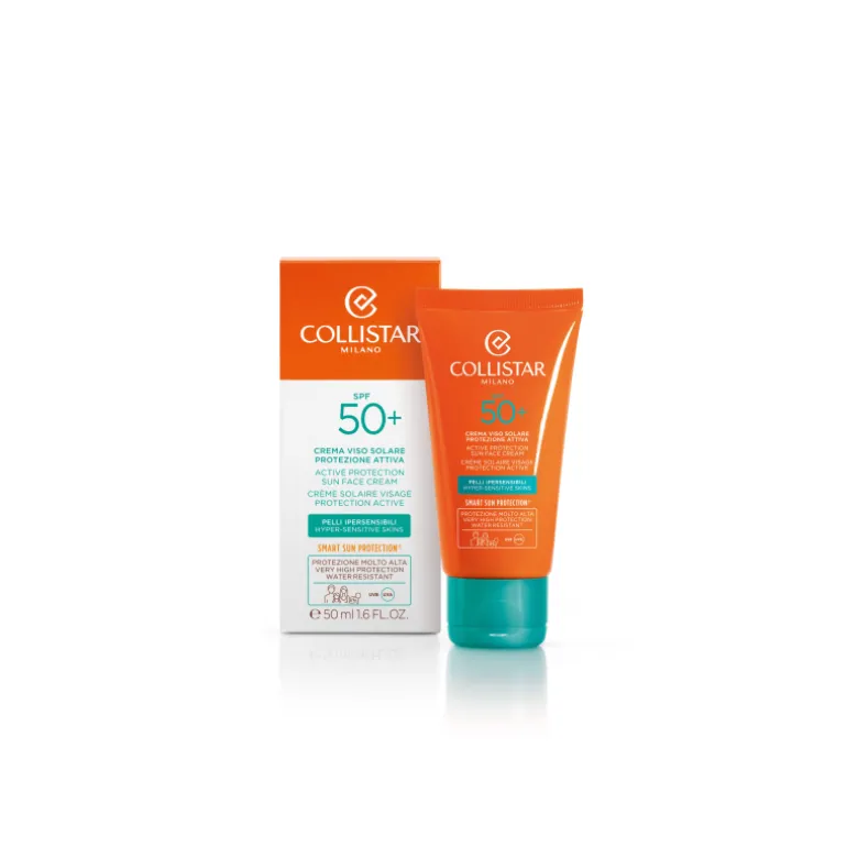 Crème Solaire Visage Protection Active Spf50+