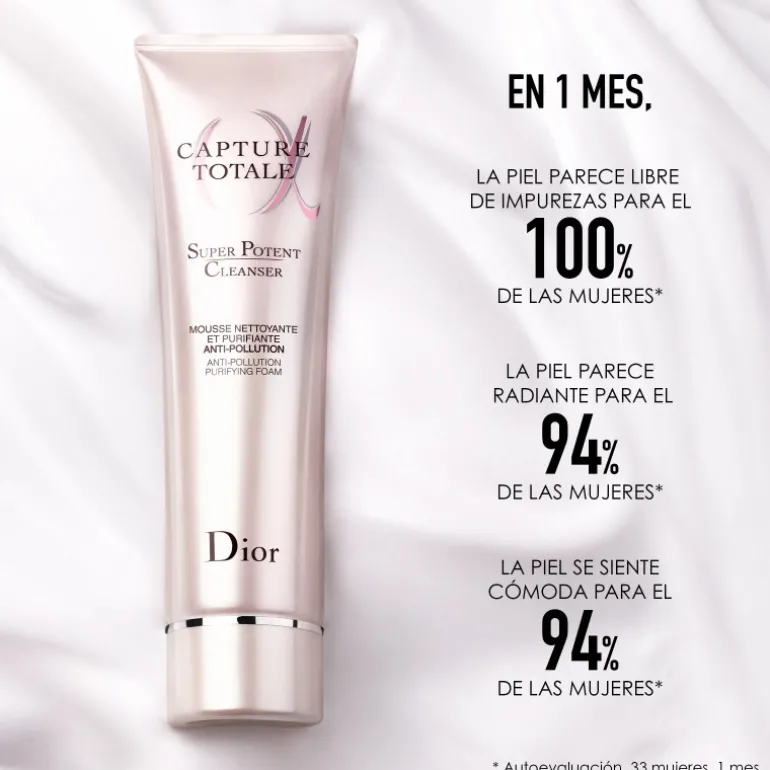 DIOR CAPTURE TOTALENettoyant super puissant Mousse nettoyante et purifiante anti-pollution