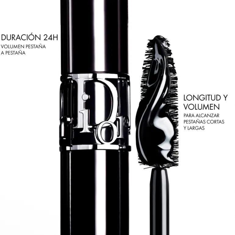 DIORSHOWMascara volume 24 heures sur mesure - définition cil par cil - formule traitante - 90% d'ingrédients naturels
