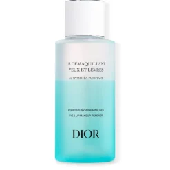 DÉMAQUILLANT POUR LES YEUX ET LES LÈVRESTraitement en deux phases avec de l'extrait de nénuphar blanc purifiant