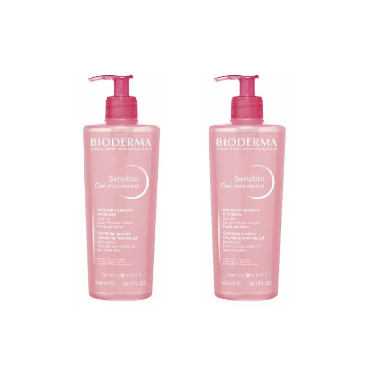 DUPLO SENSIBIO GEL MOUSSANT 500+500 ML