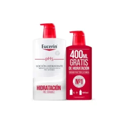 EUCERIN FAMILY PACK LOCIÓN 1 LITRO + GRATIS 400ml