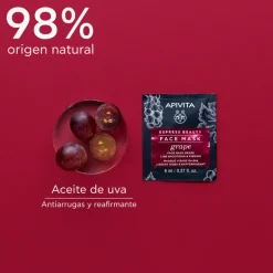 Express Beauty Masque Facial Anti-Rides Et Raffermissant Au Raisin 2X8 ml