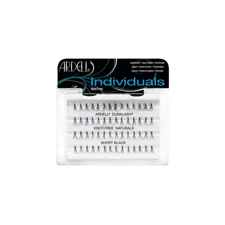 Faux Cils Noirs En Paquet Court