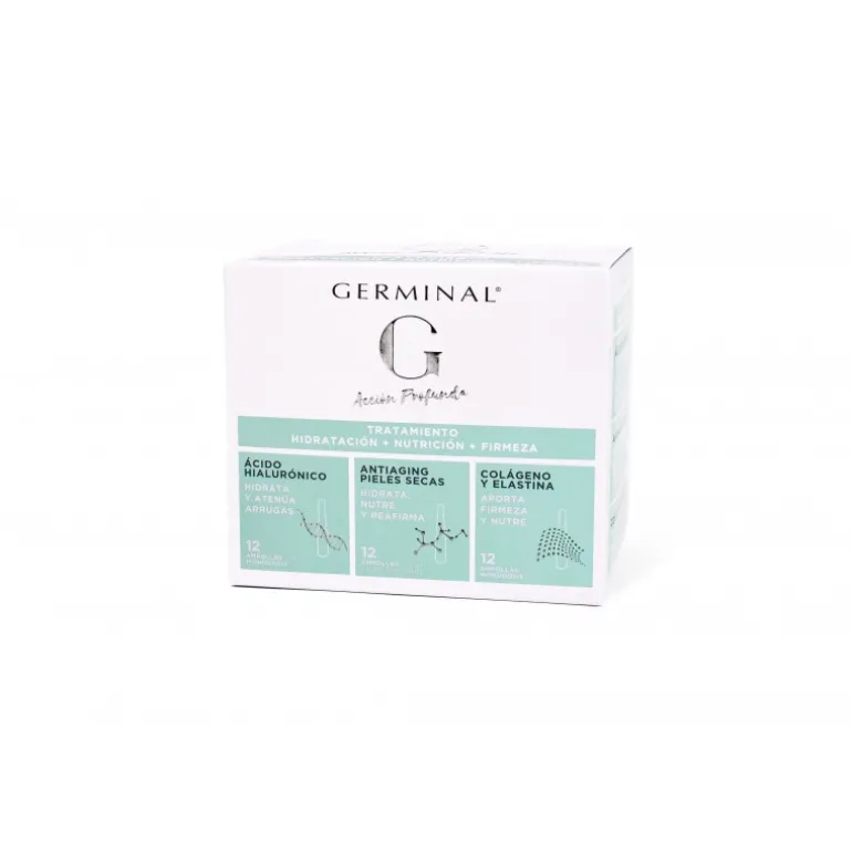 Germinal Pack hydratant, nourrissant et raffermissant 36 Ampoules