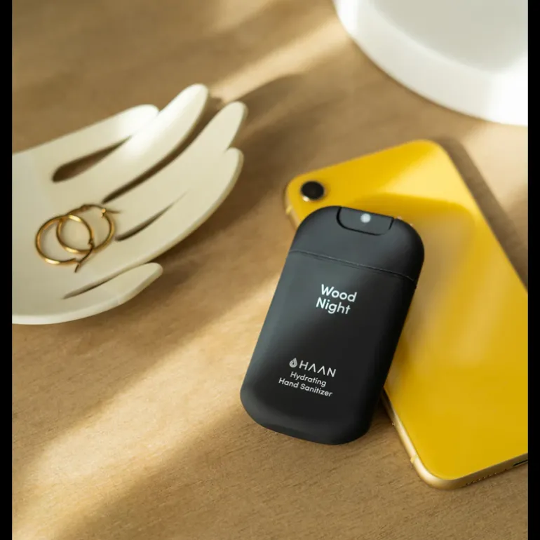 Hand Sanitizer Wood Night