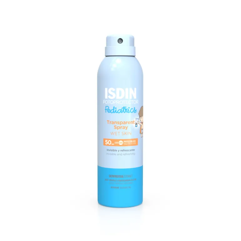 ISDIN TRANSPARENT PAEDDRIAL PHOTOPROTECTION WET SKIN SPRAY 50+ 250ml
