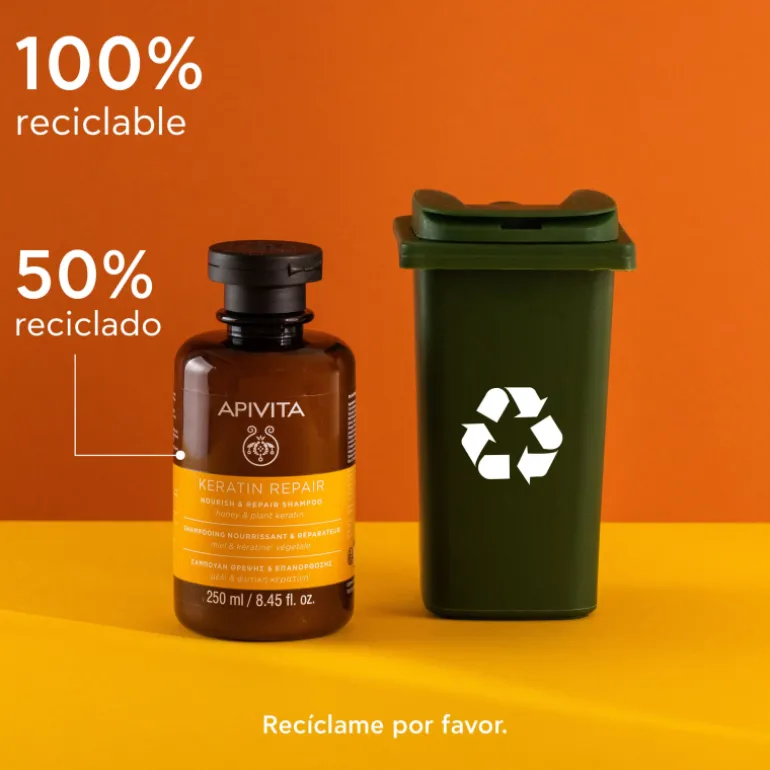 Keratin Repair Shampooing Nourrissant Et Réparateur Pour Cheveux Secs Et Abîmés