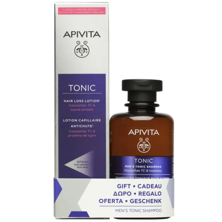 Lotion anti-chute + Shampooing tonique pour hommes