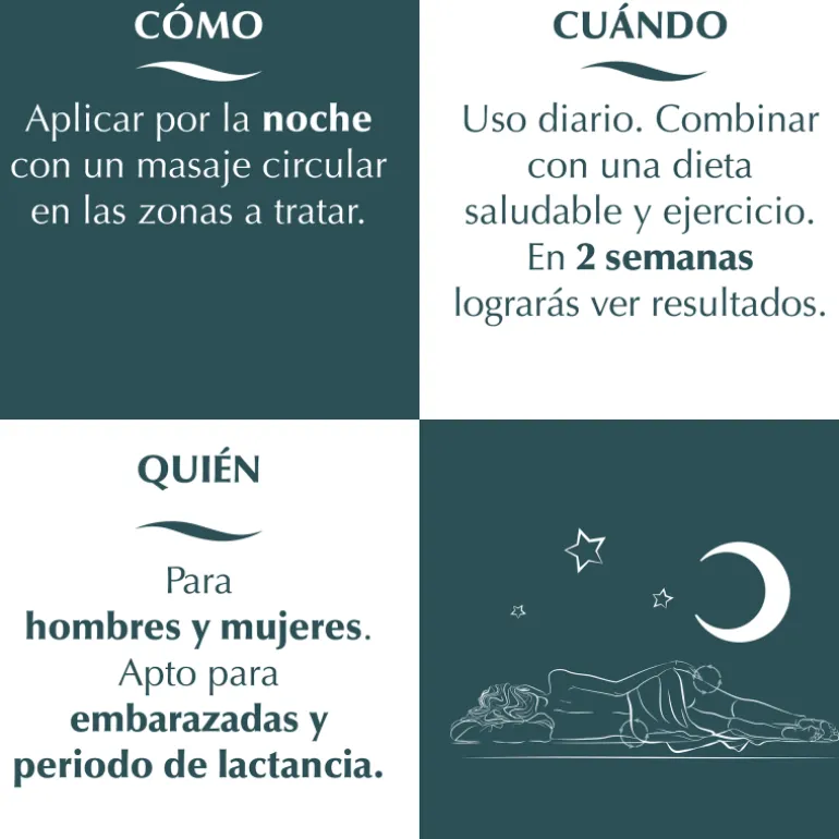 Nocturslim Crème anti-cellulite intensive réducteur de nuit brûleur de graisse