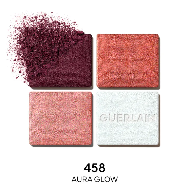 OMBRES G 458 AURA GLOW OMBRES À PAUPIÈRES EN 4 TEINTES EN ÉDITION LIMITÉE