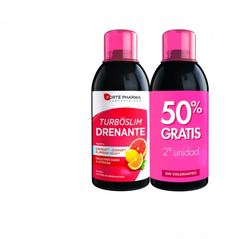 PACK TURBOSLIM DRENANTE SABOR CÍTRICOS 500ML + 500ML