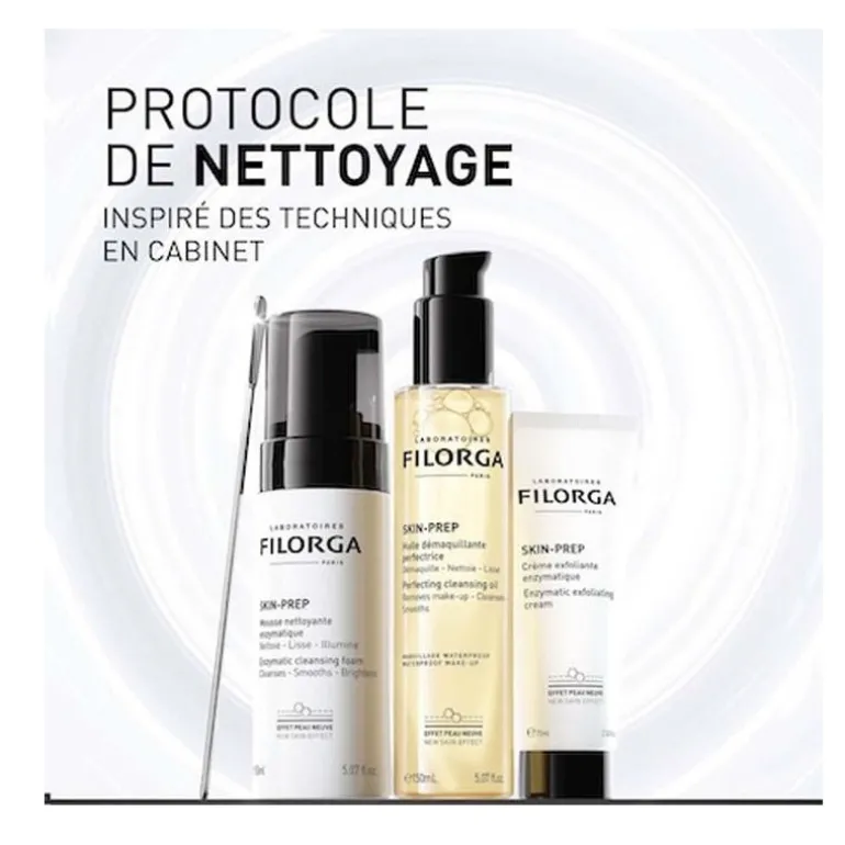 Set Skin-Prep Huile Démaquillante + Mousse Démaquillante Enzymatique