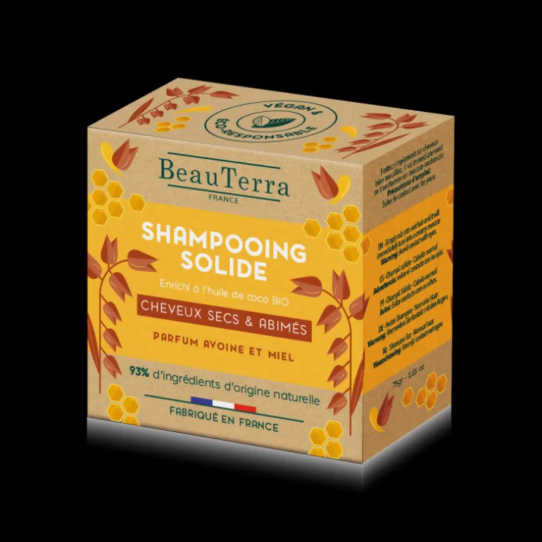 Shampooing solide pour cheveux secs 75 Gr