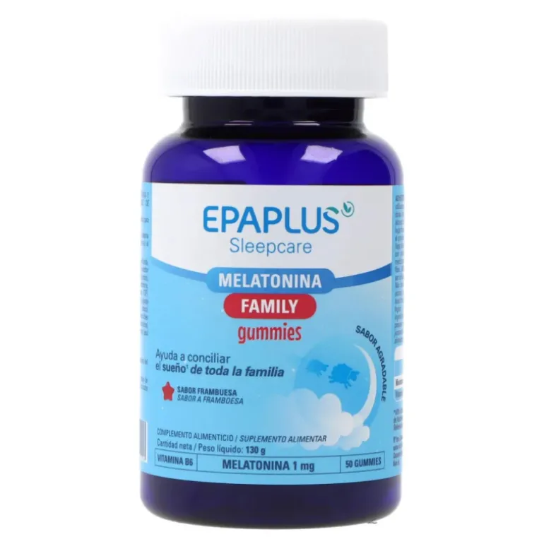 Sleepcare Melatonina Family 50 Gummies Saveur framboise