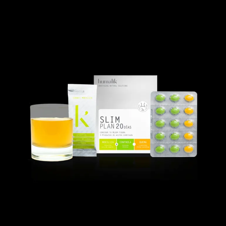 Slim Plan 20 días 20 sobres 80 + 40 compridos