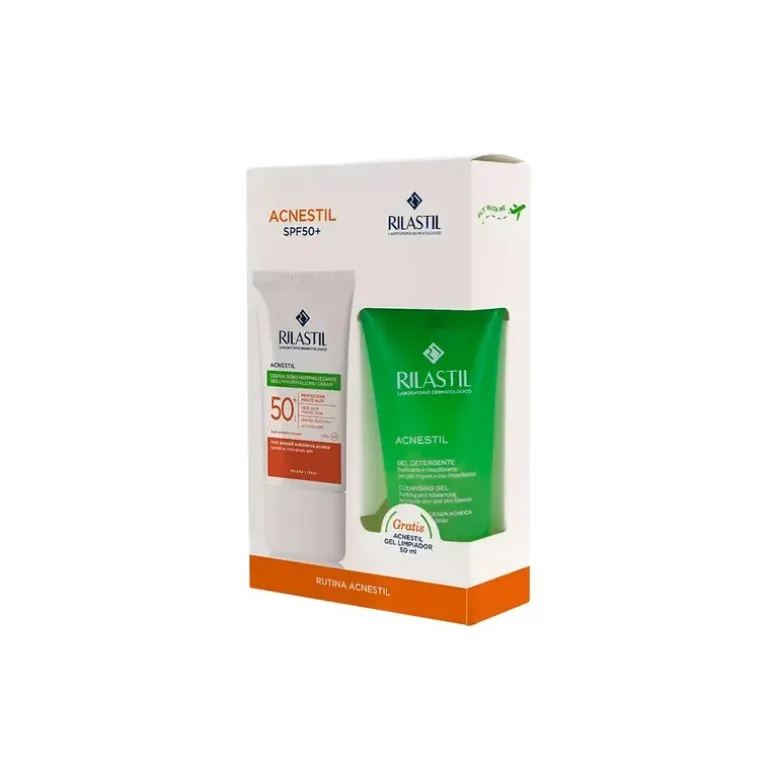 SUN SYSTEM ACNESTIL SPF50+ 40 ML + ACNESTIL GEL 50 ML DE REGALO