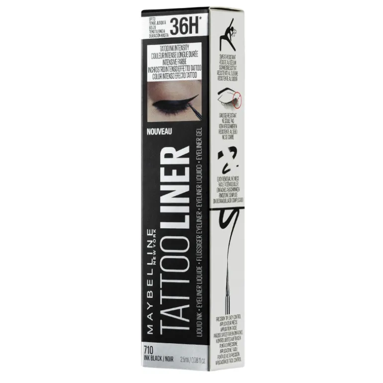 Tattoo Liner Eyeliner Semi-permanent avec Pinceau