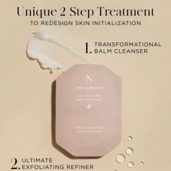 THE ELEMENTAL CLEANSING BALM AND EXFOLIATING REFINER