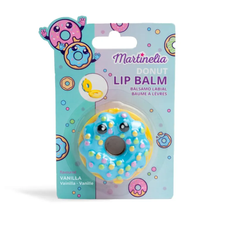 World Donut Lip Balm Keychain