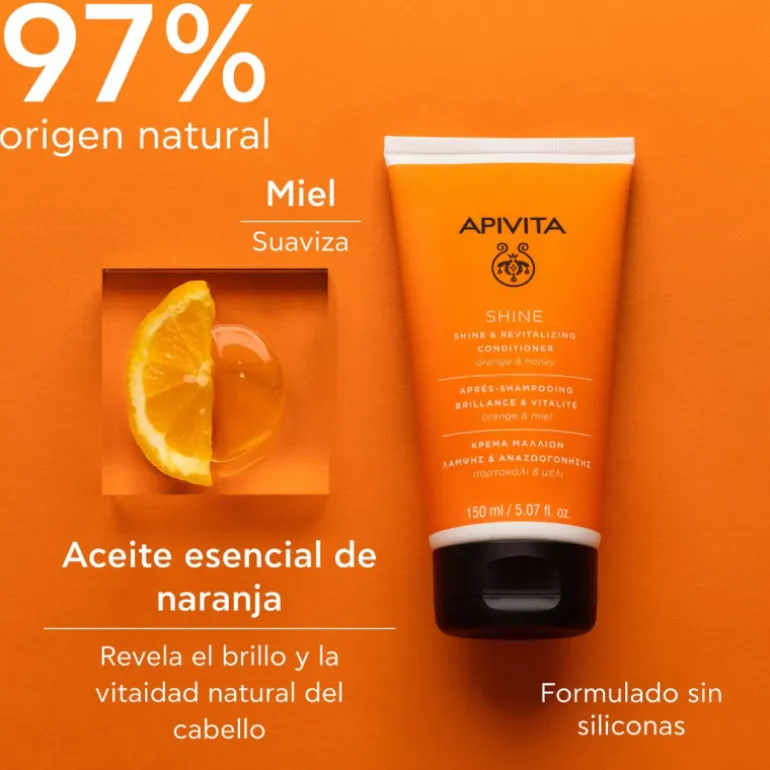 Après-Shampooing Shine & Vitality Au Miel Et À L'orange