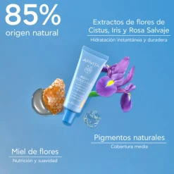 Aqua Beelicious Illuminating Moisturising Fluid Cream Spf 30 with Colour