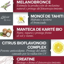 Bronzage accélérateur crème à la cannelle SPF30