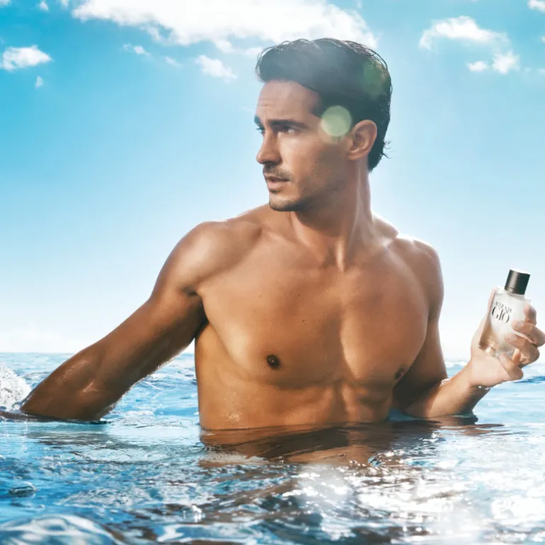 Coffret Acqua di Giò Eau de Toilette et Serviette de Plage