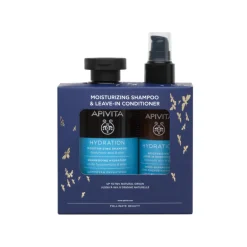 COFFRET APIVITA MOISTURIZING SHAMPOO & LEAVE-IN CONDITIONER