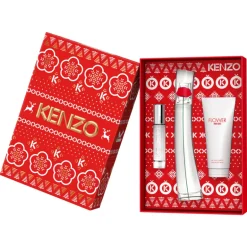 Coffret Flower By Kenzo Eau de Parfum & Travel Spray & Body Milk