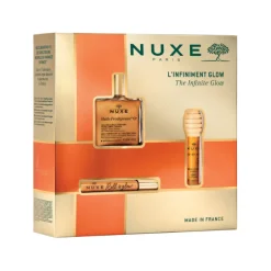 Coffret Glow infinito Huile Prodigieuse Or + Roll & Glow Huile Prodigieuse Or + Rêve de Miel