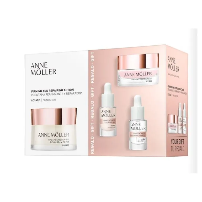 COFFRET ROSAGE COFRE RICH DAY CREAM 50ML + MASQUE 15ML + GEL ACIDE HYALURONIQUE 5ML + GEL 5ML