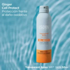 Écran Solaire Transparent Spray Wet Skin Spf50