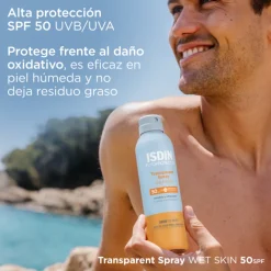 Écran Solaire Transparent Spray Wet Skin Spf50