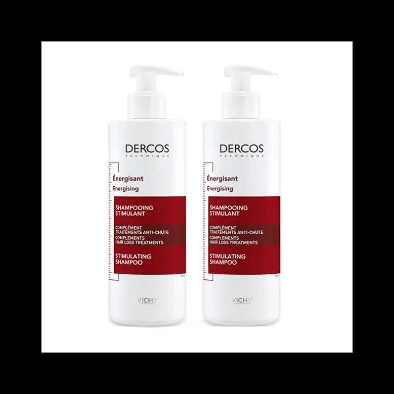 DERCOS DUPLO SHAMPOOING STIMULANT 400ML X 2